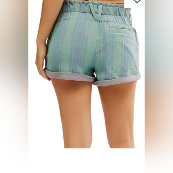 Free people We The Free Solar Flare Baja Striped Shorts size XS brand new - Picture 3 of 6